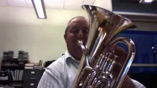 Tennessee EAST Euphonium All-State Etude #1, 2014-2015 for 11-12.