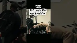 Day 3 Road to 315 #gym #benchpress #315 #journey #fitness #form