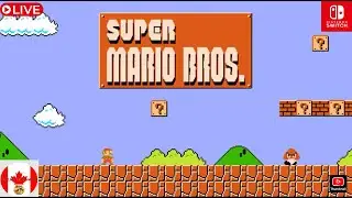 Super Mario Bros NES NSO Full Playthrough!