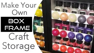 Make Your Own Box Frame Craft Room Storage! Arteza Product Review