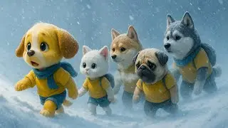 ⭐ Ginger – Baby Puppy: Avalanche Adventure 💔❄️ A Fight for Survival and Friendship