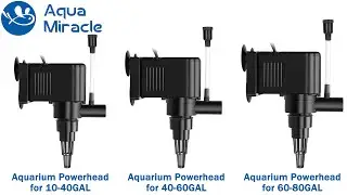 AquaMiracle 135-265GPH Aquarium Powerheads