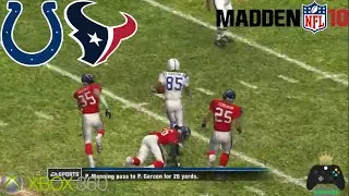 Madden 10 Xbox 360 Colts VS Texans: Week 12: Shootout in the South [2025]