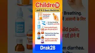 Top 5 Essential Medicines for Children Every Parent Know