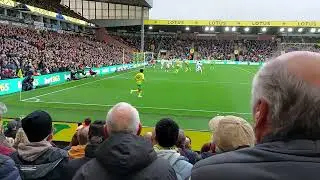 Shane Duffy (Norwich) disallowed goal 33min Norwich City v Leeds Utd 21/10/23 Championship