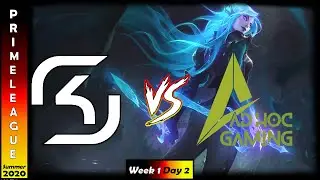 SK Gaming Prime vs ad hoc gaming Highlights | Prime League Pro Division Summer 2020 | Week 1 Day 2