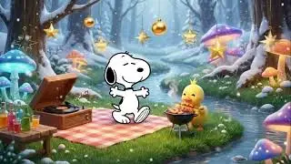 Snoopy Night Study 🌙 Cozy Lofi for Quiet Hours