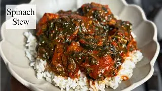 A Healthy spinach stew full of nutrients to BOOST your health and immune system!