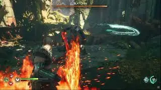 God of War Ragnar&ouml;k - Blatonn Alpha Wolf Boss Fight 1440p60
