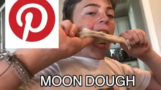 Fun Moon Dough Making! (Recipe from Pinterest)