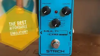 Checking out the Strich multi cabinet simulation pedal