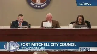 Fort Mitchell City Council - December 30 2025