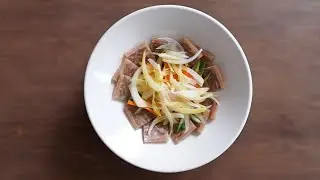 여름 최고의 별미 편육냉채! 이보다 간편할 수는 없다