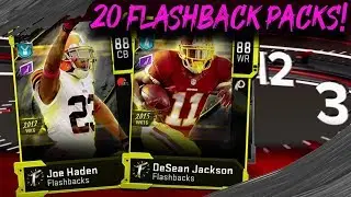 20 FLASHBACK PACKS! CAN WE PROFIT? MADDEN 20 ULTIMATE TEAM