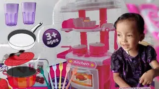 Merakit Mainan Masak-Masakan//Mainan Anak Perempuan //Alifa Comel