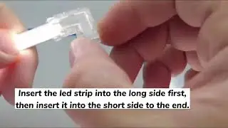 How to make corner connections for COB led strip lights?