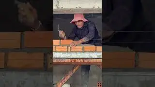 Brick wall making techniques using simple construction tools