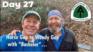 Horse Gap to Woody Gap, GA hiking with Bachelor - Appalachian Trail 2024