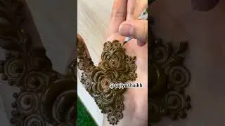 new arbic mehandi design|| front hand mehandi design #youtubeshorts #shortsfeed #art #viral #shorts