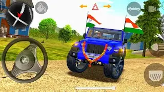 Modified Mahindra 😈Thar Car Games: Indian Cars   (Gadi Wala Game) - Car Game Android Gameplay⚡ 2025