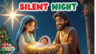 Silent Night | Peaceful Bible Christmas Song for Kids | Nativity Story Music