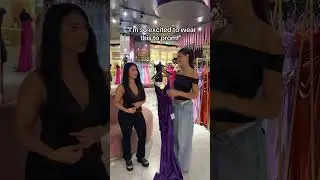 Did you see that coming 👀 #promdressshopping #prom #promdresses #promdress #fashiondress #dress