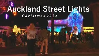 [4K] Auckland's Franklin Road Christmas Street Lights