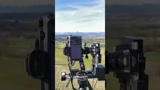 Gigapixel Imaging with a  DSLM on a fully automated pan-tilt-platform  @ f=400mm