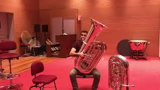 B-Tuba Melton 197/2 vs C-tuba Walter Nirschl  York model