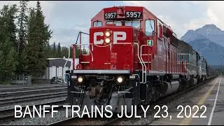 Banff Trains July 23, 2022