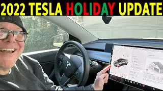 FIRST LOOK: 2022 Tesla Holiday Software Update (Walk Through)