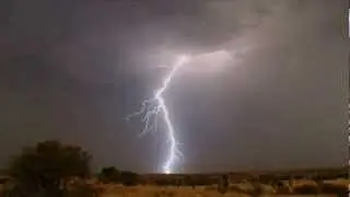 Uluru / Ayers Rock Storm and Lightning Hit In Spectacular Display