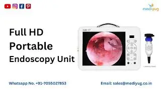 Full HD Portable endoscopy unit 617  | ENT | Laparoscopy | Urology | Hysretroscopy, Etc...