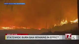 NC statewide burn ban still in effect