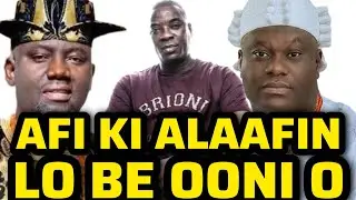 ALAAFIN JEBI ORO YI. ASHIRI IJA LARIN ALAAFIN ATI OONI TU O. AFI KI ALAAFIN LO TORO FUN IDARIJIN.