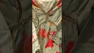 Maslin silk digital Print alia pattern suit with Dupatta #fashion #youtubeshorts