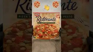 Dr. Oetker Ristorante Pizza Salame Mozzarella Pesto Unboxing