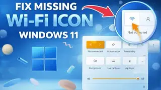 Fix Missing WiFi Icon Windows 11 ( 100% FIX WiFi )
