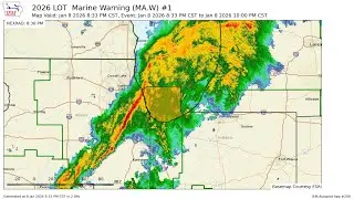 Special Marine Warning for Southern Lake Michigan. (EAS 1,201-1,203) 1/8/26.