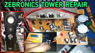 Zebronics Home theatre Tower Repair in Hindi || Tower speaker Sound फट रहा है || ELECTRONICS VERMA