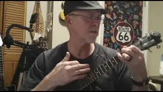 Deep In The Heart Of Texas, two bar ukulele strum, strumming pattern
