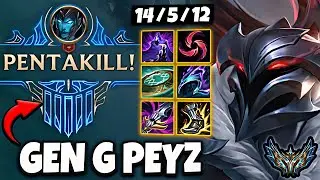 Kalista vs Lucian ADC [ Gen G Peyz ] Patch 14.9 Korea Challenger ✅