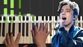 Dimash - SOS d'un terrien en détresse (Piano Tutorial Lesson)