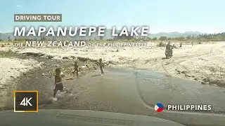4K Lahar Off-road Driving Tour Going to Mapanuepe Lake in Zambales, Philippines.