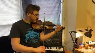 Irish FIDDLE with an ARP 2600 synthesizer - Modular Drone Violin jam