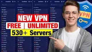 FREE & UNLIMITED VPN with 530+ Servers 🌍 | 1Click VPN Setup Tutorial for PC, Android, Google Chrome