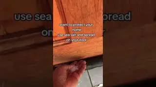 Use sea salt to protect your home