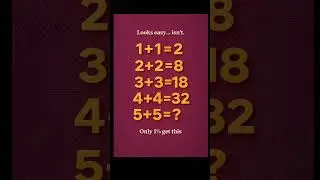 🧠🔥 Just 1% get it right&mdash;are you smart enough to be one of them?#foryou#fyp#fypシ#fypシ゚viral#fy#maths