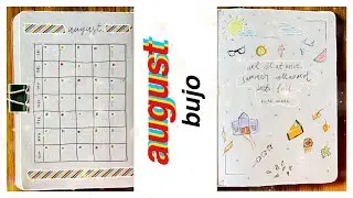 August Bullet Journal 2020 | plan with me