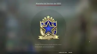 CSGO GO SERVICE MEDAL 2022 UPGRADE BLUE LEVEL 3